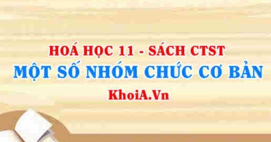 Nhóm chức là gì? Một số nhóm chức cơ bản thường gặp - SGK Hoá 11 Chân trời sáng tạo